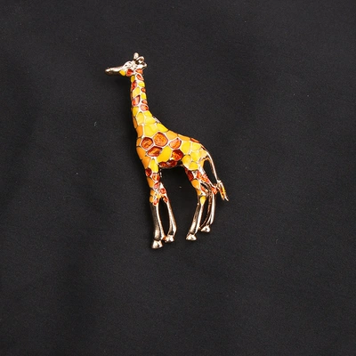 Yaxa sancaqları, Giraffe Brooch, Fashionable and Versatile - k3-6-2376