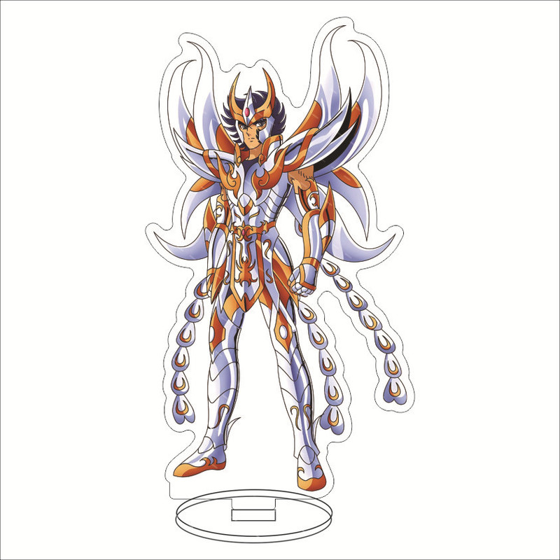 聖闘士星矢大立牌城戸沙織氷河紫龍瞬一輝童虎アクリル置物|undefined
