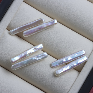 Natural freshwater pearl loose beads 6-24mm toothpick non-porous small silver bar baroque diy material jewelry accessories