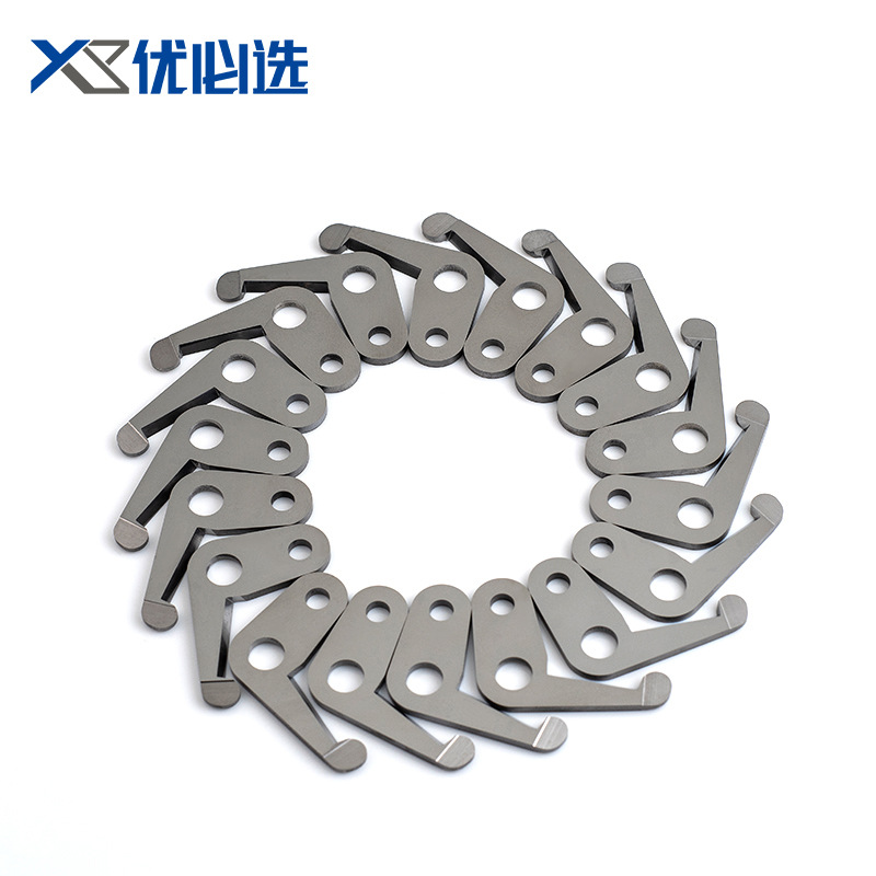 纺织行业硬质合金剪刀片钨钢刀片电脑横机夹子剪刀高硬度材质