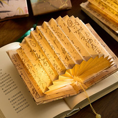早泡国風扇形書灯瑠璃珠灯シリーズ古風文芸書道名画diy手作りデスクトップ置物