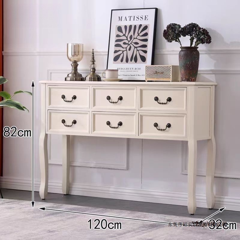 El dormitorio de seis cubos de madera maciza completa estadounidense alberga el armario de cuatro cubos de estilo europeo, el armario del cajón del armario, el porche y la Mesa de comedor.