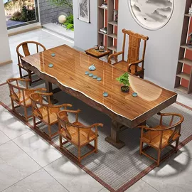 实木床;桌类、茶几;餐桌