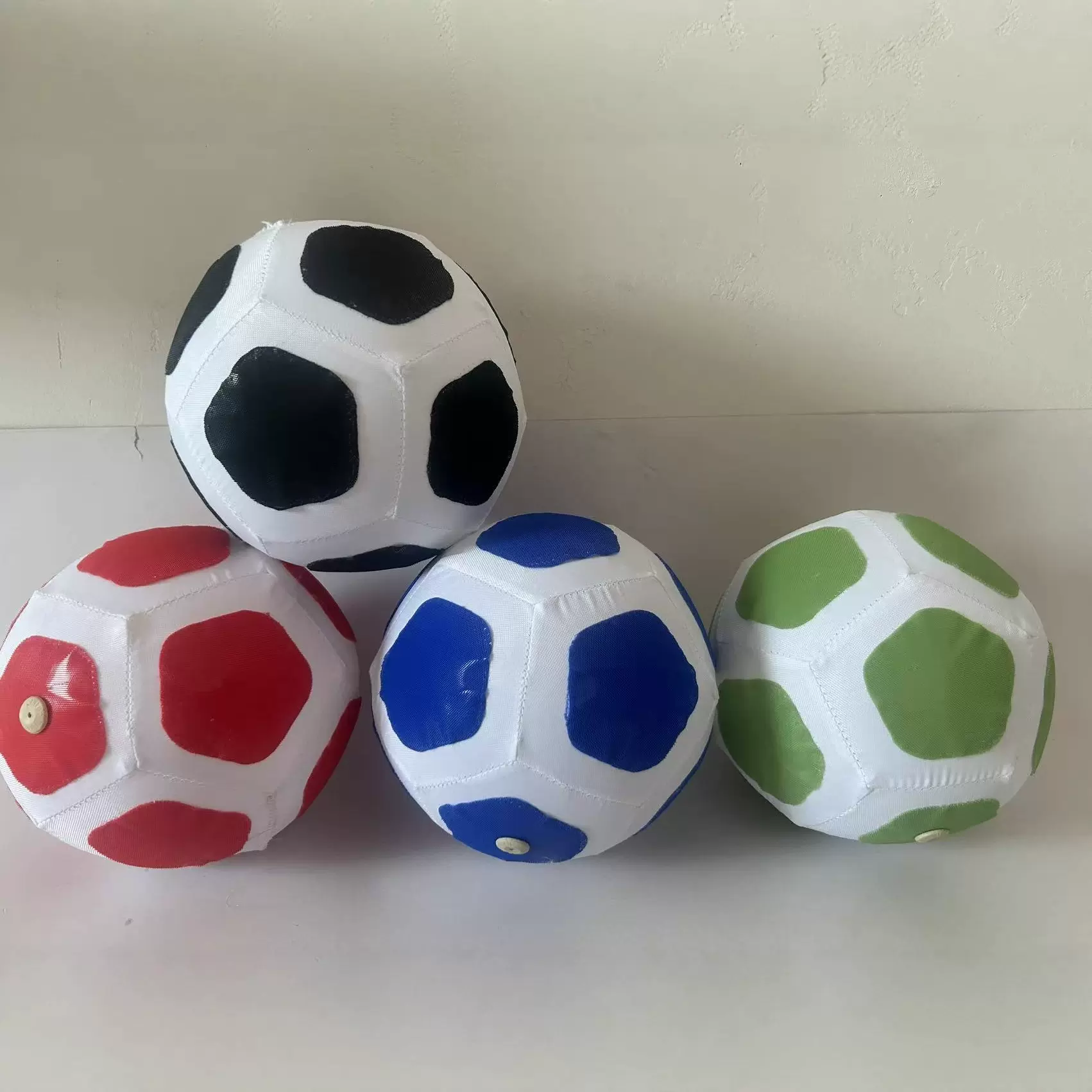 定制布套足球沙滩运动会充气布足球趣味游戏足球户外游乐园布艺球