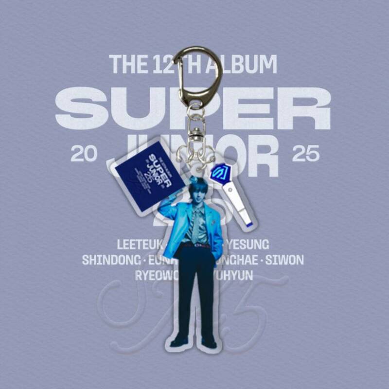 25年SUPER JUNIOR亚克力钥匙扣物料钥匙扣背包挂件金希澈李东海|undefined