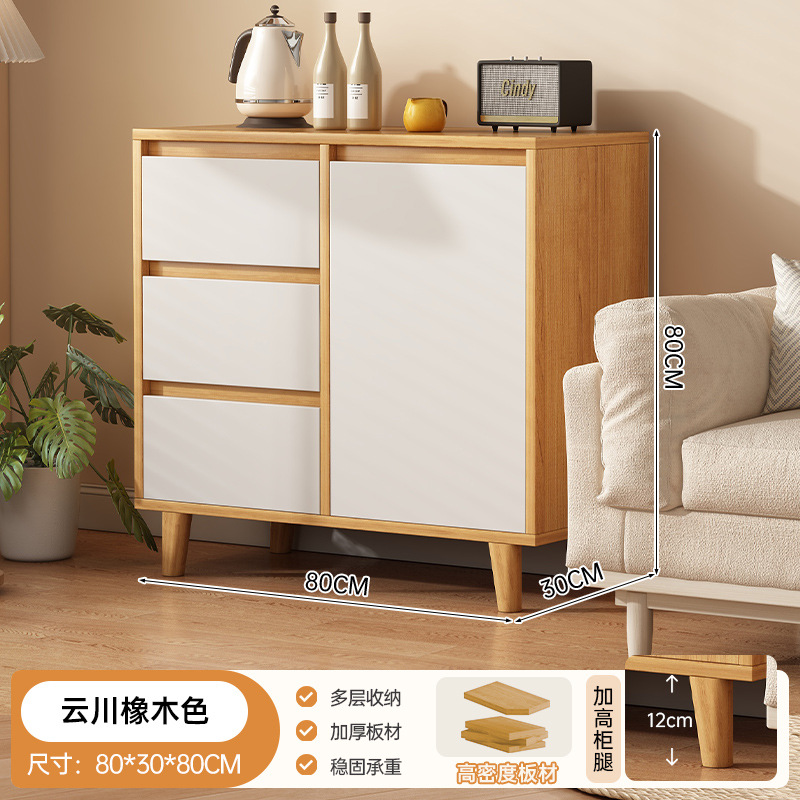Gabinete de comidas de madera integrado contra la pared armario pequeño armario armario de almacenamiento armario doméstico sala de estar armario de almacenamiento armario de té