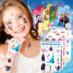 Genuine cartoon Mickey children's tattoo stickers Frozen transfer stickers princess tattoo stickers baby watermark stickers