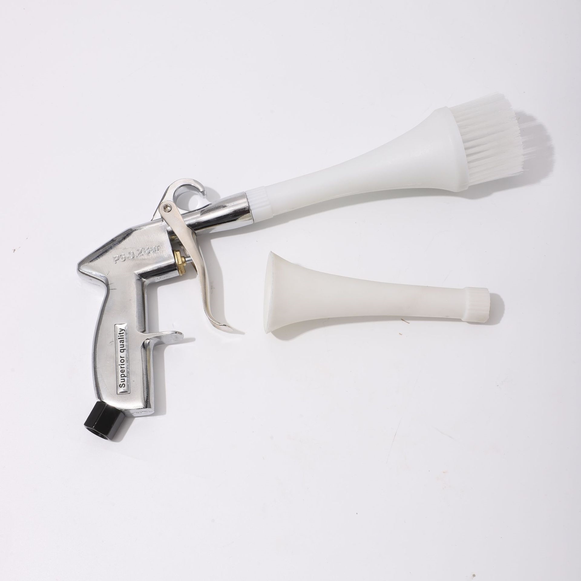 Dust Blowing Gun with Car Air Pressure Gauge, Beauty Tool, Tornado Cleaning, Dust Removal, Water Blowing, Dry Cleaning, Interior Cleaning Gun