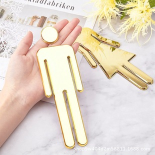 Acrylic Mirror Stickers with Adhesive Backing for Men's and Women's Bathroom Signs, Office Bathroom Bar Shopping Mall Men's and Women's Signs
