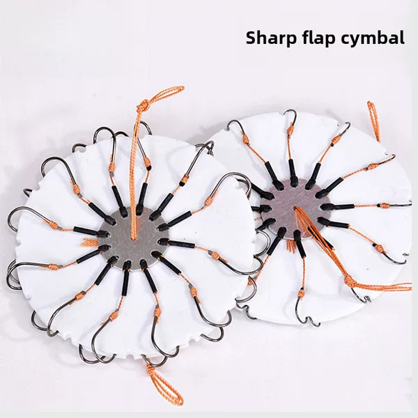 Aohu Iseni Flip Hook with Rubber Tube to Prevent Entanglement, High-Quality Hand-Tied Hook with Two Pieces Per Pack