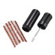 Bicycle repair tool fork bit vacuum tire repair portable emergency tire rubber strip
