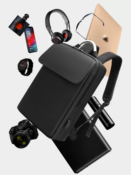 Business Commuter Business Trip Backpack Men's Lightweight Computer Bag High-End Large-Capacity Travel Backpack Gift