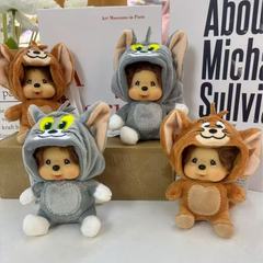 Monchhichi魔王宝宝蒙猴蒙奇奇卡通公仔生日礼物精品钥匙扣