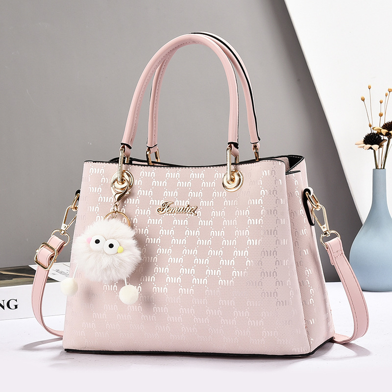 Bolso bandolera de color sólido de viajero de temperamento portátil de nueva moda para damas Bolso bandolera de gran capacidad simple y popular