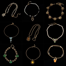 耳钉;项链;戒指