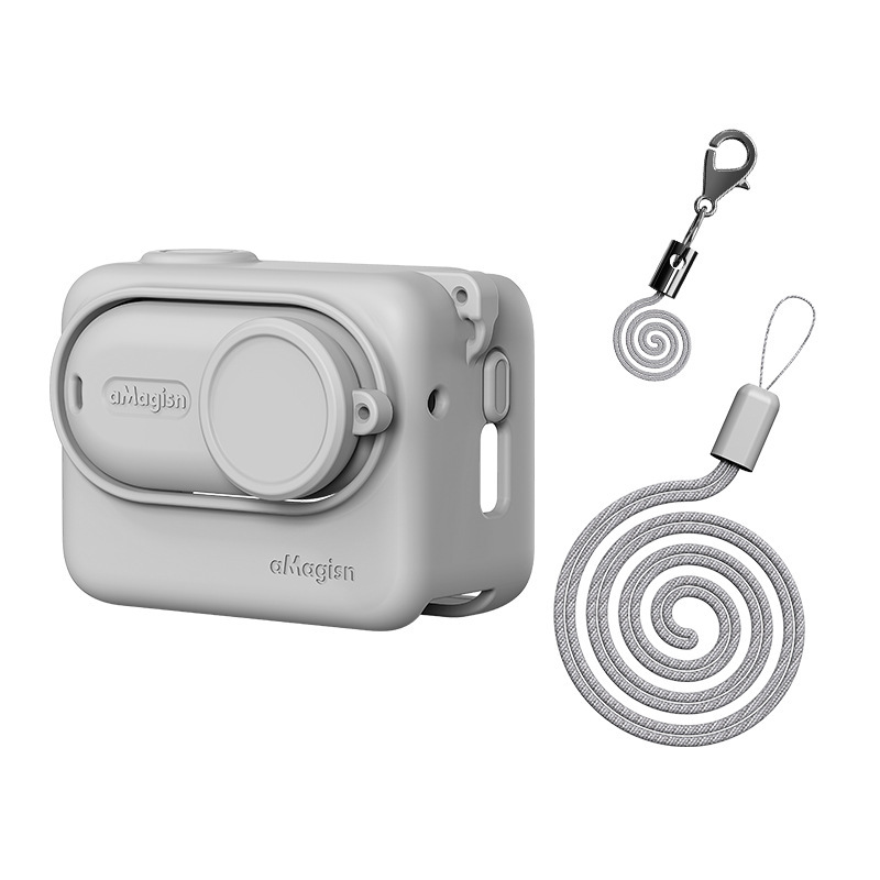 aMagisn阿迈Insta360 GO3S、GO3硅胶保护套影石运动相机防护配件|undefined