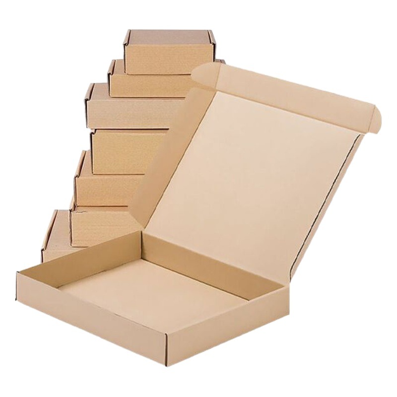 Caja de aviones 11cm de alto engrosada rectangular cualquier combinación de embalaje expreso Caja de papel Kraft caja de cartón de tres capas