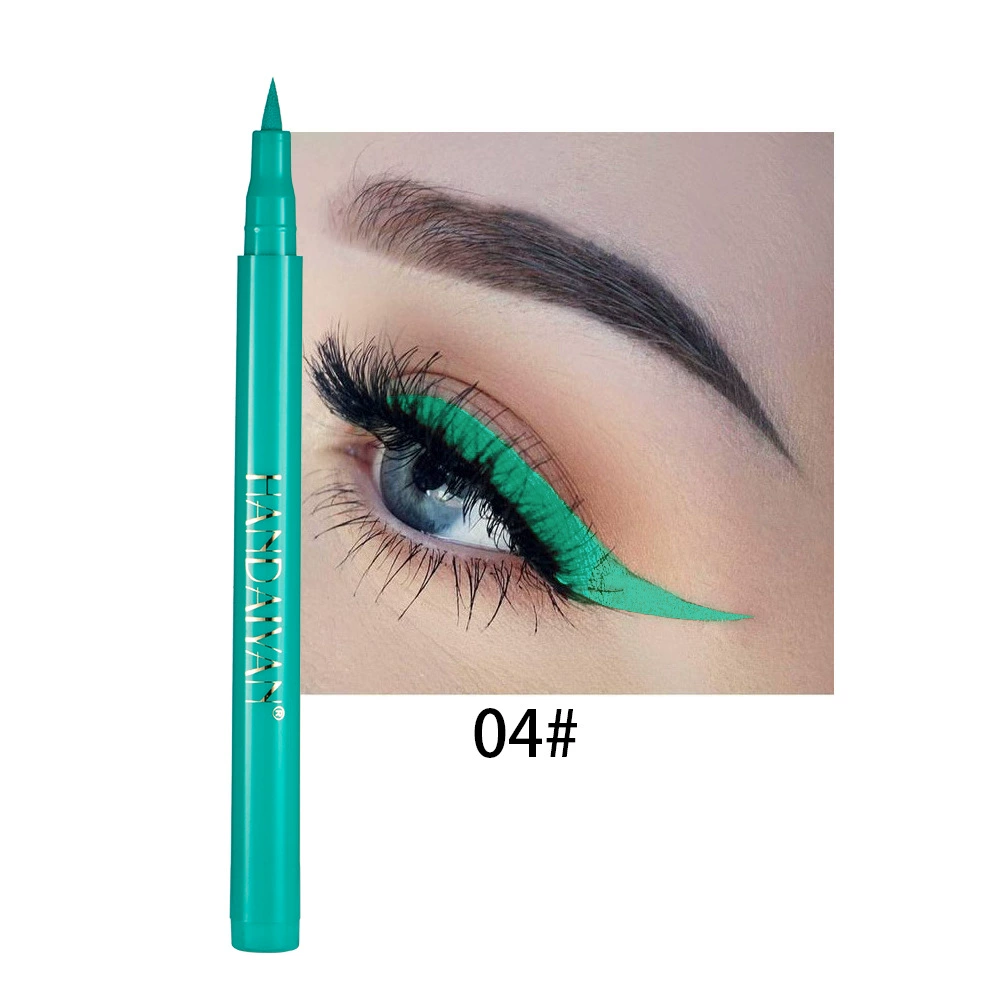 Eye Pencil (HANDAIYAN) Rainbow Makeup Primer, Waterproof Smudge‑Proof, 12 Colors, 1.6 g