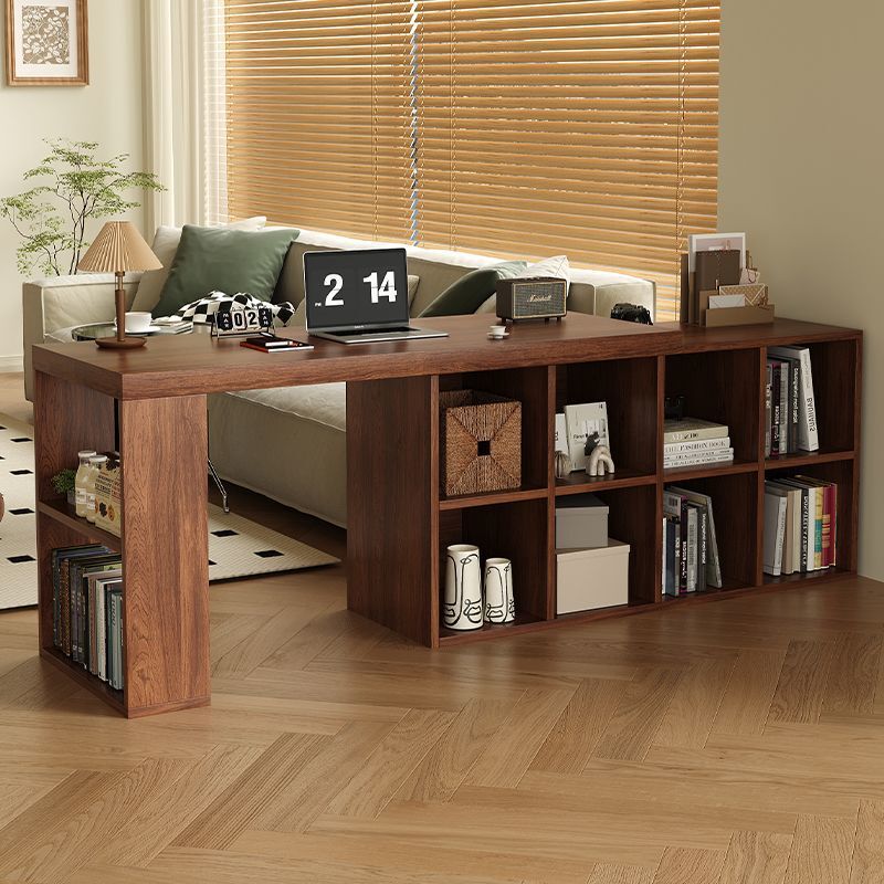 Corner Desk Bedroom Dresser L-Shaped Corner Computer Table Solid Wood Rotatable Bookshelf Bookcase Integrated Table