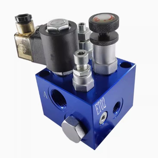 升降货梯平台 液压阀组 ET02 液压站 液压阀块 手动可调 节压阀
