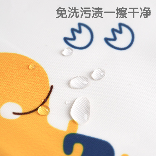 Spring and summer children's smock for eating, anti-dirty artifact, baby bib, anti-slobber napkin, baby bib, super soft food bag