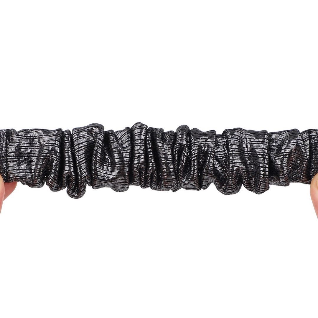 Adecuado para Fitbit Versa3 correa de intestino grueso poliéster elástico tela impresa banda de pelo correa elástica