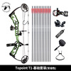 Compound bow, bow and arrows, street Olympic set, equipment, archery