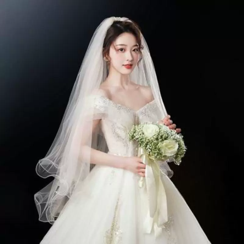 Korean bride's veil, hair accessory, 2021 collection