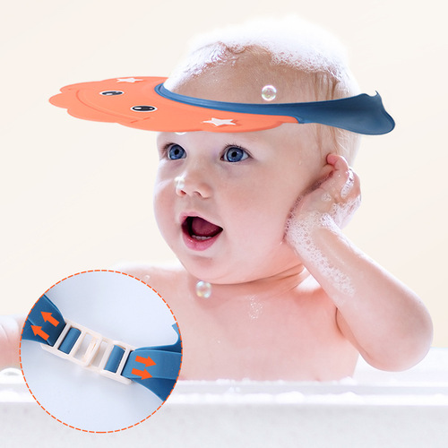 Baby shampoo cap waterproof ear protection cap silicone children's shampoo artifact baby bath bath cap child shampoo cap