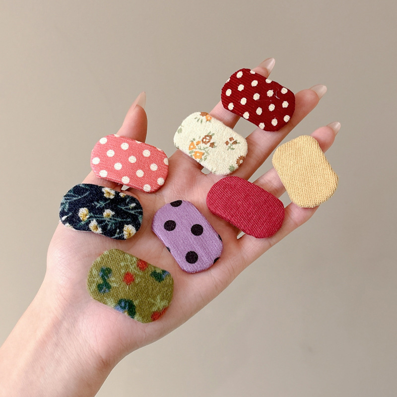 Bebé ultra pequeño clip BB lindos tejido pequeño clip lateral de cabello de niña no daña el cabello de bebés pequeños fijas de cabello adornamiento para el cabello