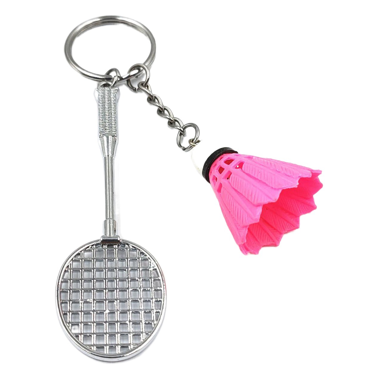 Mini simulación Bádminton bádminton raqueta traje llavero colgante deportes adornos ventiladores pequeños regalos transfronterizos