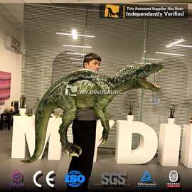 抖音同款迅猛龙肩偶 恐龙手套仿真动物软胶亲子互动儿童玩具