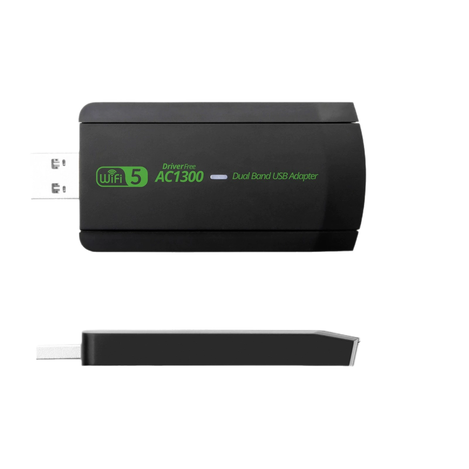 1300M беспроводная сетевая карта без драйверов USB для настольного компьютера, компактный WiFi-приёмник 5G двухдиапазонный