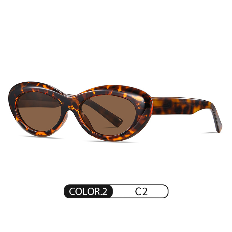 Nuevas gafas de sol polarizadas con placa de ojo de gato, gafas de sol de protección solar retro de moda, gafas anti-luz azul con montura S26102TR