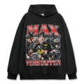 Black hooded sweatshirt