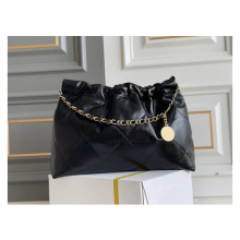 小香风女包新款22bag垃圾袋子母包单肩斜挎包购物袋托特包原厂皮