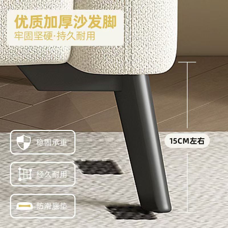 布艺沙发客厅2025新款小户型现代简约出租房休息区双人奶油风直排|undefined
