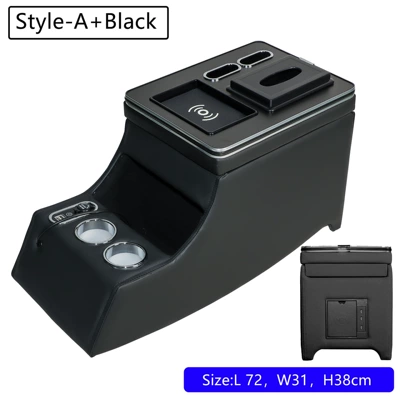 2010-2015 models, Armrest box - vianovito-wireless-charger-black