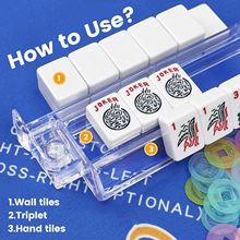 Mahjong ruler 亚马逊热卖品通用加厚18寸美式麻将三合一理牌排尺