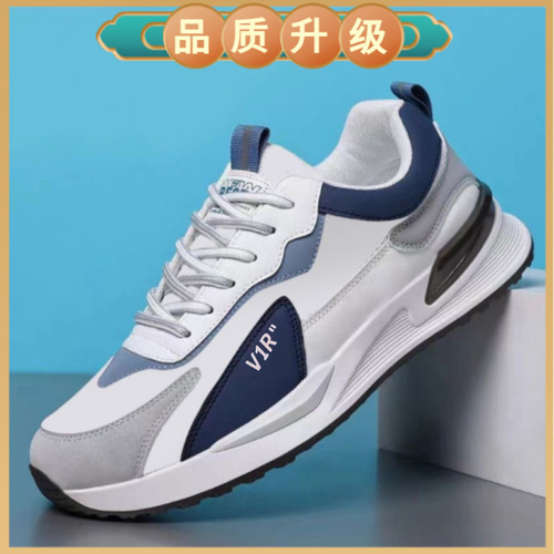 2024 Spring New Casual Leather Surface Sports Shoes Fashion Shoes Soft Sole Driving Shoes Travel Shoes Anti-Slip Men's Shoes