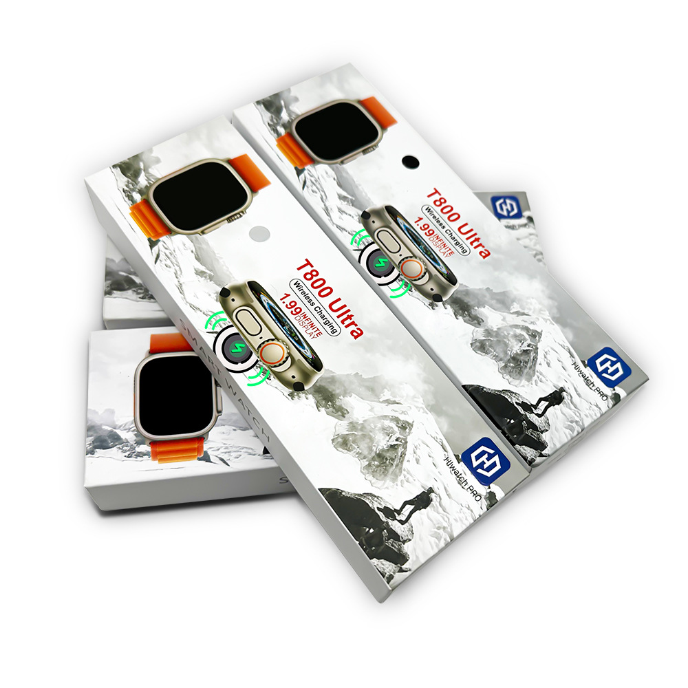 Nouveau T800Ultra montre intelligente Bluetooth appel fréquence cardiaque pression sang oxygène thermomètre étape informations_voghion.com