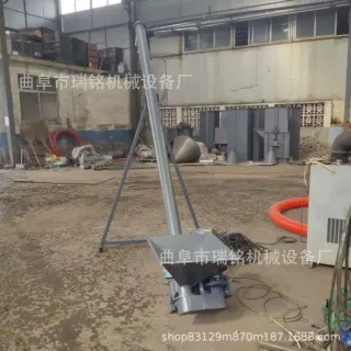 干粉沙水泥螺旋提升机TGFF 倾斜式面粉不锈钢白砂糖螺旋提升机