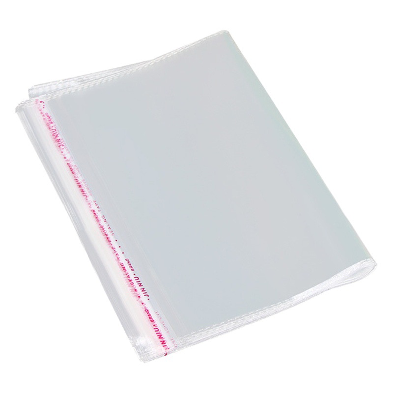 En stock OPP bolsa de plástico transparente auto-Sellado bolsa de plástico bolsa de embalaje de ropa PP bolsa autoadhesiva longitud 45cm