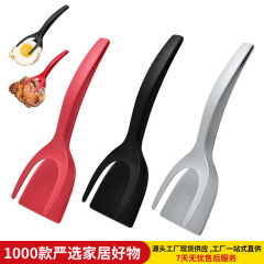 多機能ステーキフライパンスパチュラクリップ、ツーインワンナイロンスパチュラクリップ、フードクリップ、フィッシュフライパンスパチュラ、オムレツクリップ、フリップスパチュラ、在庫あり