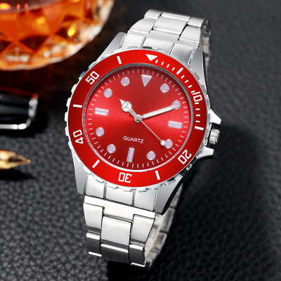 Student watch foreign trade men's business luminous quartz watch live men's watch new watch green water ghost watch