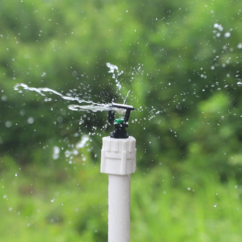 rociador pequeño rociador rotatorio automático de riego por pulverización circular para jardín de té de frutas campo de ahorro de agua rociador de riego sin impuestos