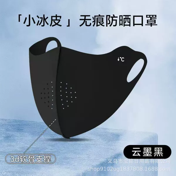 Small ice skin with holes: (yunmo black)
