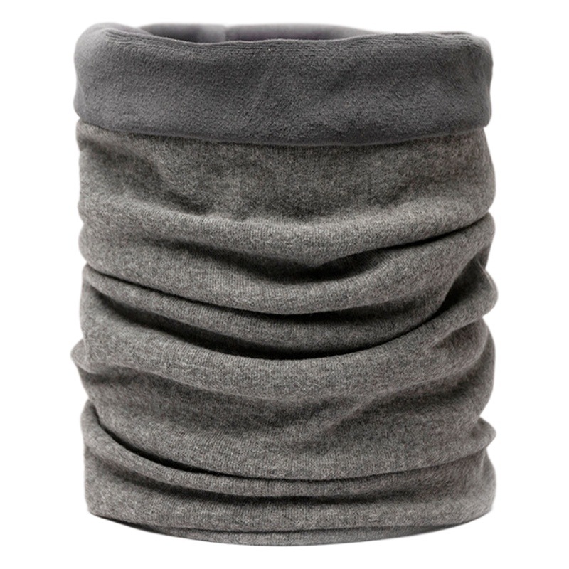 Real shot men straight round neck winter solid cotton cold warm neck female mask 65% cotton 35% cotton 35% polyester