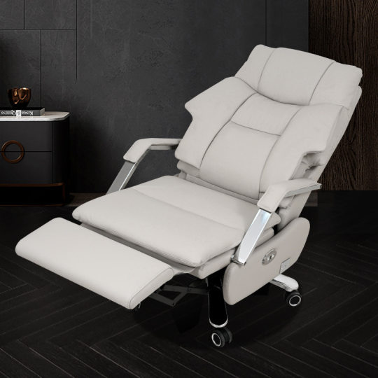 Modern simple electric office chair leather business boss chair reclining lunch break luxury smart office chair home