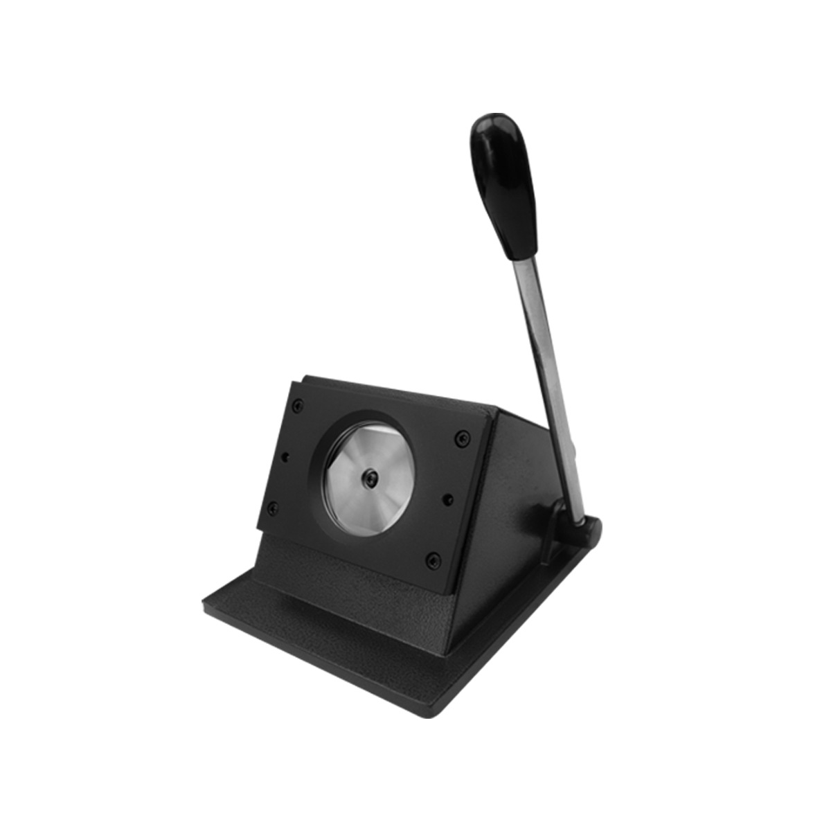 Nueva máquina de insignias de metal de 58mm estadounidense, consumibles de hojalata redonda giratoria, insignia de barra, máquina casera de bricolaje